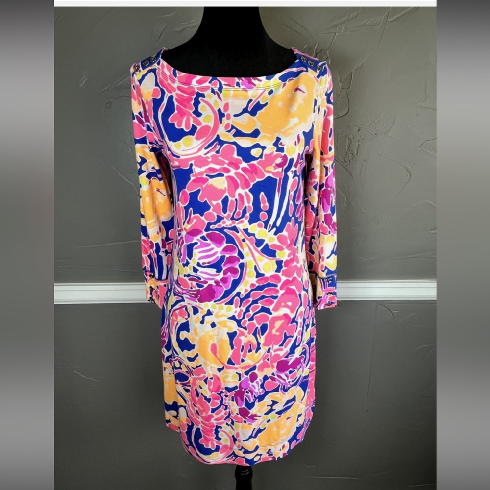 Lilly Pulitzer UPF-50 Sophie Women's Size L in Catch and Release - Picture 2 of 6